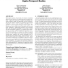 Robust recognition of physical team behaviors using spatio-temporal models