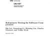 Robustness testing for software components