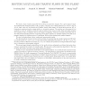 Routing multi-class traffic flows in the plane