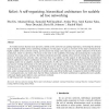 Safari: A self-organizing, hierarchical architecture for scalable ad hoc networking
