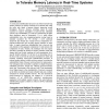Safely exploiting multithreaded processors to tolerate memory latency in real-time systems