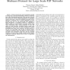 SAMcast - A Scalable, Secure and Authenticated Multicast Protocol for Large Scale P2P Networks
