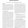 Scalably distributed SystemC simulation for embedded applications