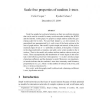Scale Free Properties of Random k-Trees