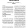 Search based data sensitivity analysis applied to requirement engineering