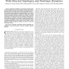 Second-Order Consensus for Multiagent Systems With Directed Topologies and Nonlinear Dynamics