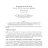 Second step algorithms in the Burrows-Wheeler compression algorithm