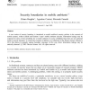 Security boundaries in mobile ambients
