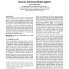 Security enhanced mobile agents