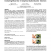 Security through a different kind of obscurity: evaluating distortion in graphical authentication schemes