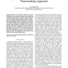 Segmenting Histogram-based Robust Audio Watermarking Approach