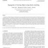 Segregation of Moving Objects Using Elastic Matching