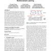 Self-organization for coordinating decentralized reinforcement learning