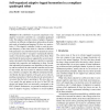 Self-organized adaptive legged locomotion in a compliant quadruped robot