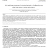 Self-stabilizing algorithm for checkpointing in a distributed system