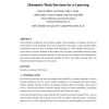 (Semantic web) services for e-learning