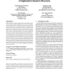Semi-automated discovery of application session structure