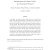 Semiparametric indirect utility and consumer demand