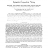 Sensor Web Design Studies for Realtime Dynamic Congestion Pricing