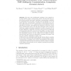 Separating Deterministic from Nondeterministic NOF Multiparty Communication Complexity