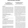 Separation of concerns: overhead in modeling and efficient simulation techniques