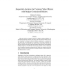 Sequential auctions for common value objects with budget constrained bidders