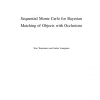 Sequential Monte Carlo for Bayesian Matching of Objects with Occlusions