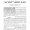 Service-Oriented Design Methodology for Wireless Sensor Networks: A View through Case Studies