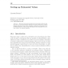 Setting up Exhausted Values