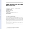 Shaping multi-agent systems with gradient reinforcement learning