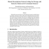 Shared Descriptions Fusion Coding for Storage and Selective Retrieval of Correlated Sources
