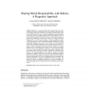 Sharing Moral Responsibility with Robots: A Pragmatic Approach