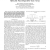 Shield Effect Analysis for a Gate Array on An Optically Reconfigurable Gate Array