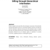 Sifting through hierarchical information
