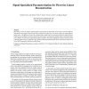 Signal-Specialized Parameterization for Piecewise Linear Reconstruction