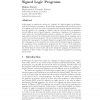 Signed Logic Programs