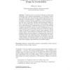 Simplicity Considered Fundamental to Design for Predictability