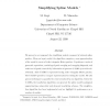 Simplifying spline models