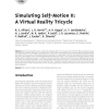 Simulating Self-Motion II: A Virtual Reality Tricycle