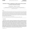 Simulation of Phase Combinations in Shape Memory Alloys Patches by Hybrid Optimization Methods