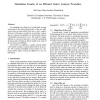 Simulation Results of an Efficient Defect-Analysis Procedure