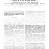 Sizes of Minimum Connected Dominating Sets of a Class of Wireless Sensor Networks