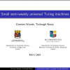 Small Semi-weakly Universal Turing Machines