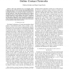 Social Measures and Flexible Navigation on Online Contact Networks