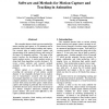 Software and Methods for Motion Capture and Tracking in Animation