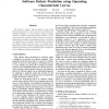 Software Defects Prediction using Operating Characteristic Curves
