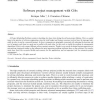 Software project management with GAs