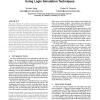 Software synthesis from synchronous specifications using logic simulation techniques