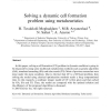 Solving a dynamic cell formation problem using metaheuristics