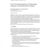 Some Grammatical Structures of Programming Languages as Simple Bracketed Languages